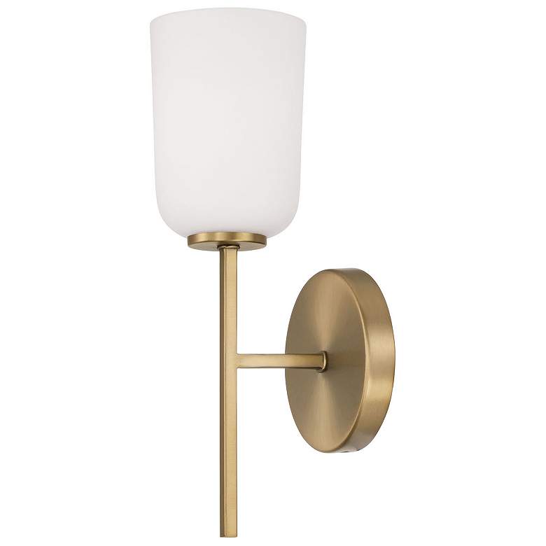 Image 2 Capital Lawson 14" High Aged Brass Wall Sconce
