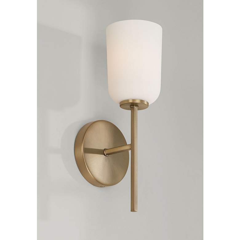 Image 3 Capital Lawson 14" High Aged Brass Wall Sconce more views
