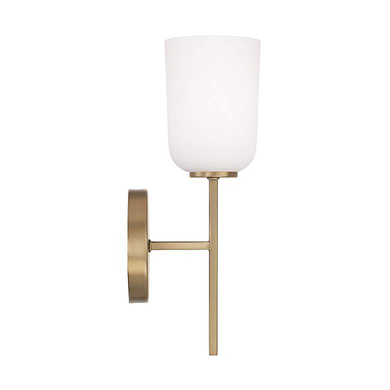 Image 4 Capital Lawson 14" High Aged Brass Wall Sconce more views