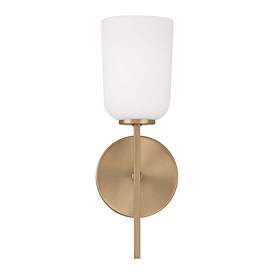 Image5 of Capital Lawson 14" High Aged Brass Wall Sconce more views