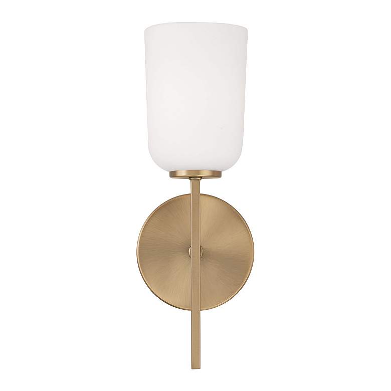 Image 5 Capital Lawson 14" High Aged Brass Wall Sconce more views