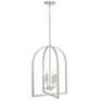 2_Capital Lawson 16" Wide Brushed Nickel 4-Light Pendant