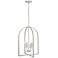 Capital Lawson 16" Wide Brushed Nickel 4-Light Pendant