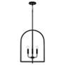 4_Capital Lawson 16" Wide Matte Black 4-Light Foyer Pendant more views