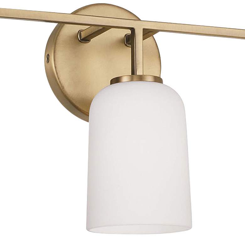 Image 3 Capital Lawson 23 1/2" Wide Aged Brass 3-Light Bath Light more views