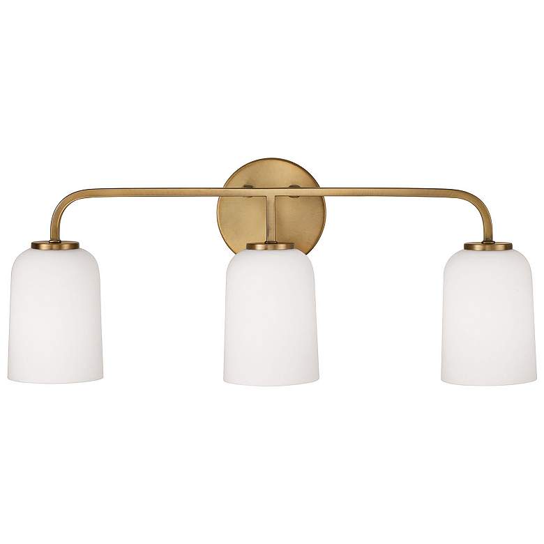 Image 5 Capital Lawson 23 1/2" Wide Aged Brass 3-Light Bath Light more views