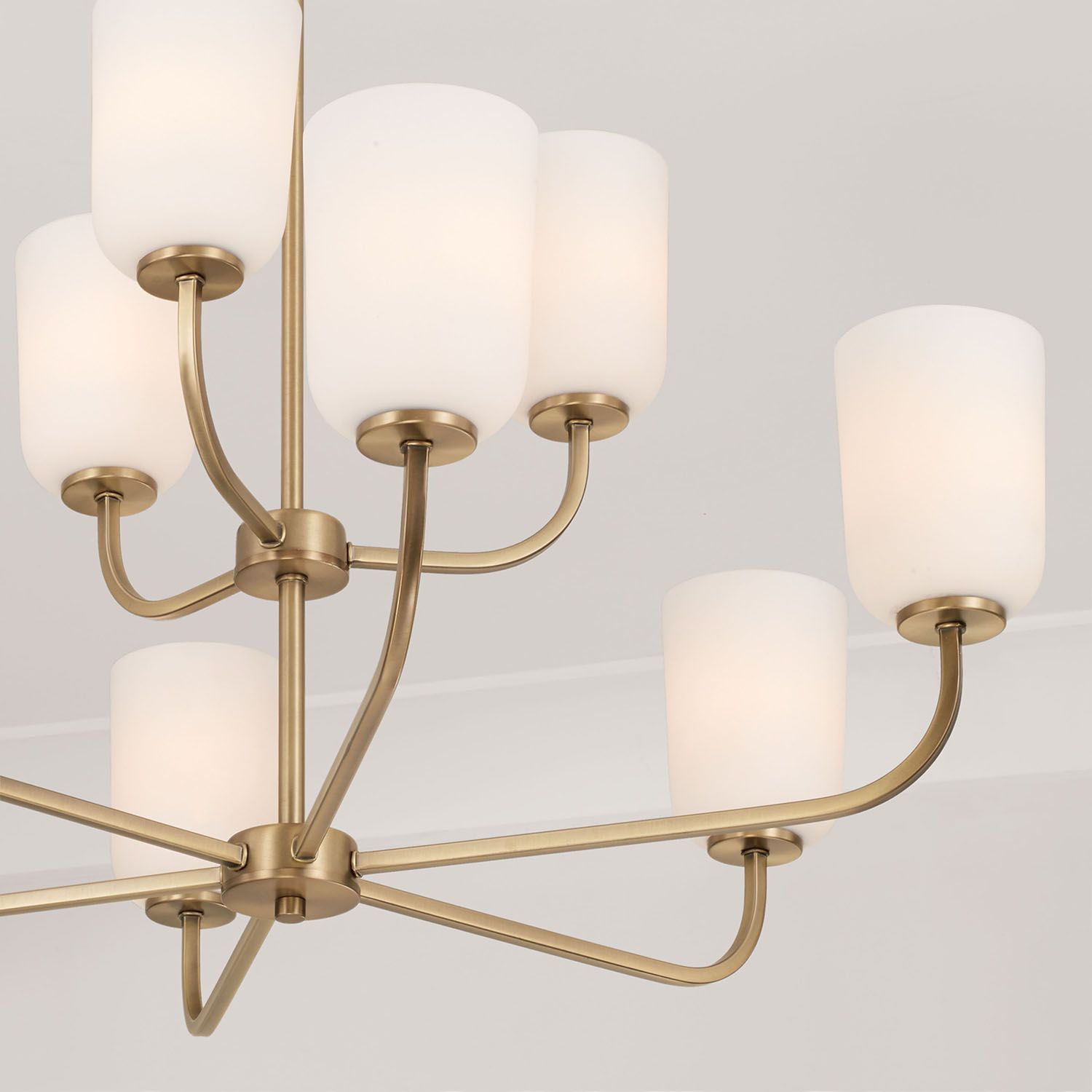 Image 3 Capital Lawson 32" Wide Aged Brass 9-Light Chandelier more views