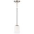 Capital Lawson 5" Wide Brushed Nickel Mini Pendant