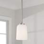 1_Capital Lawson 5" Wide Brushed Nickel Mini Pendant