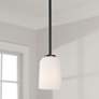 1_Capital Lawson 5" Wide Matte Black Mini Pendant