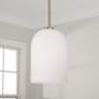 1_Capital Lawson 8 3/4" Wide Aged Brass Mini Pendant
