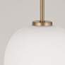 3_Capital Lawson 8 3/4" Wide Aged Brass Mini Pendant more views