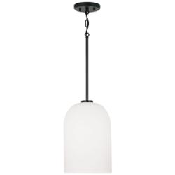 Capital Lawson 8 3/4" Wide Matte Black Mini Pendant