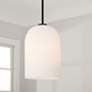 1_Capital Lawson 8 3/4" Wide Matte Black Mini Pendant