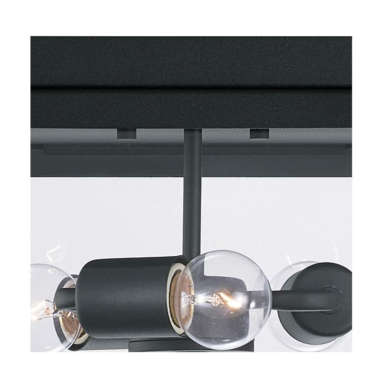 Image 3 Capital Leighton 14 1/2" Wide Black 3-Light Outdoor Ceiling Light more views