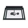4_Capital Leighton 14 1/2" Wide Black 3-Light Outdoor Ceiling Light more views