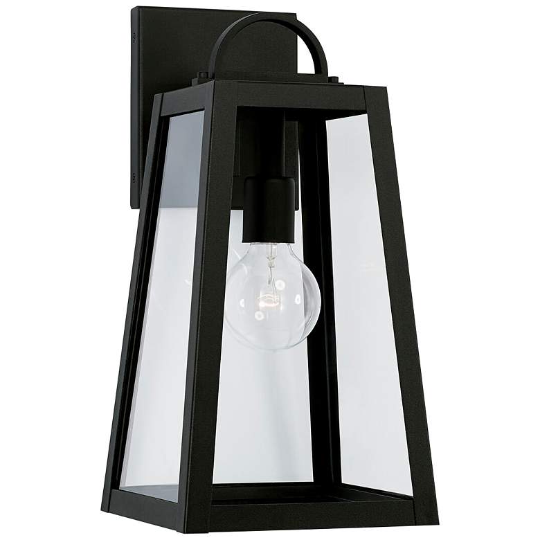 Image 1 Capital Leighton 16" High Black Outdoor Wall Light