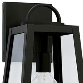 Image2 of Capital Leighton 16" High Black Outdoor Wall Light more views
