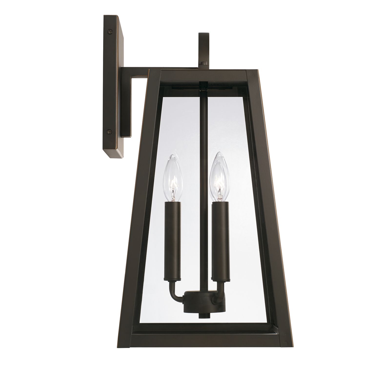 Image 5 Capital Leighton 19 1/2"H Black 3-Light Outdoor Wall Light more views