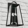 1_Capital Leighton 23 1/4" High Black Outdoor Wall Light