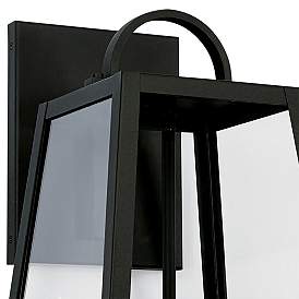 Image2 of Capital Leighton 23 1/4" High Black Outdoor Wall Light more views