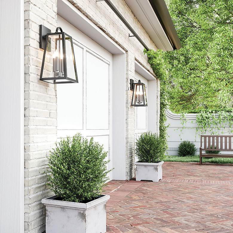 Image 5 Capital Leighton 23 1/4" High Black Outdoor Wall Light more views