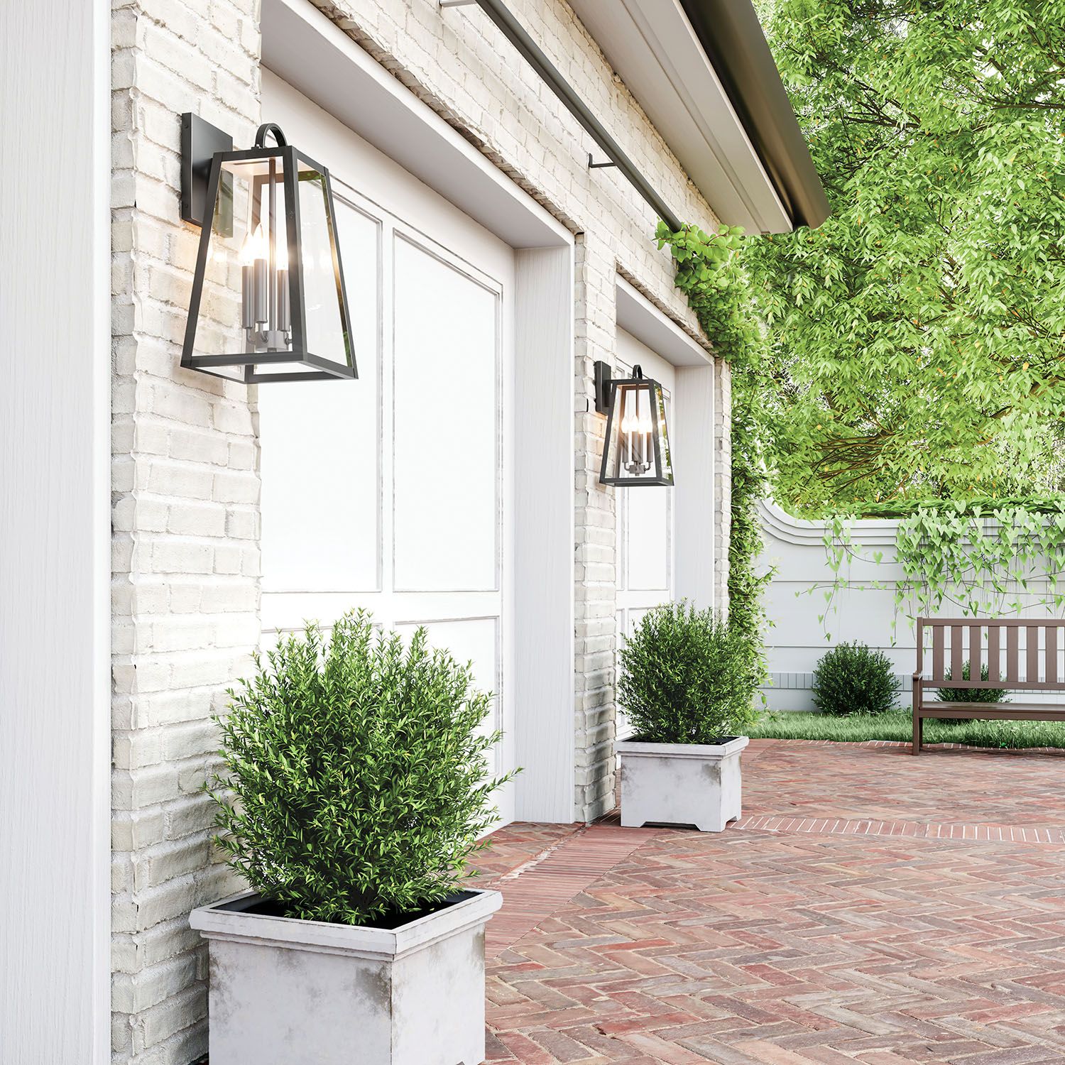 Image 6 Capital Leighton 23 1/4" High Black Outdoor Wall Light more views