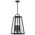 Capital Leighton 23"H Black Aluminum 4-Light Outdoor Hanging Light