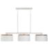 Capital Liam 46 1/2" Wide White 3-Light Linear Chandelier