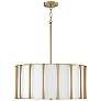 2_Capital Lighitng Bodie 24 1/2" Wide Matte Brass Metal Drum Pendant
