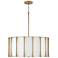 Capital Lighitng Bodie 24 1/2" Wide Matte Brass Metal Drum Pendant