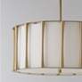 3_Capital Lighitng Bodie 24 1/2" Wide Matte Brass Metal Drum Pendant more views