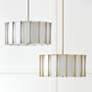 4_Capital Lighitng Bodie 24 1/2" Wide Matte Brass Metal Drum Pendant more views