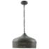 Capital Lighting 17" Wide Woven Steel and Gray Iron Pendant Light