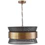 2_Capital Lighting 19 3/4" Patina Brass and Black 4-Light Modern Pendant