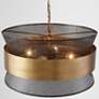 Thumbnail4 of Capital Lighting 19 3/4" Patina Brass and Black 4-Light Modern Pendant more views