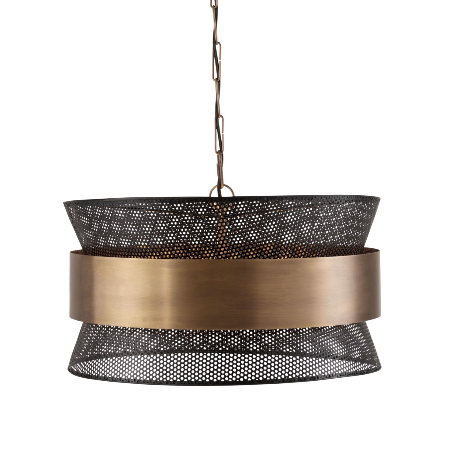 Image 6 Capital Lighting 19 3/4" Patina Brass and Black 4-Light Modern Pendant more views