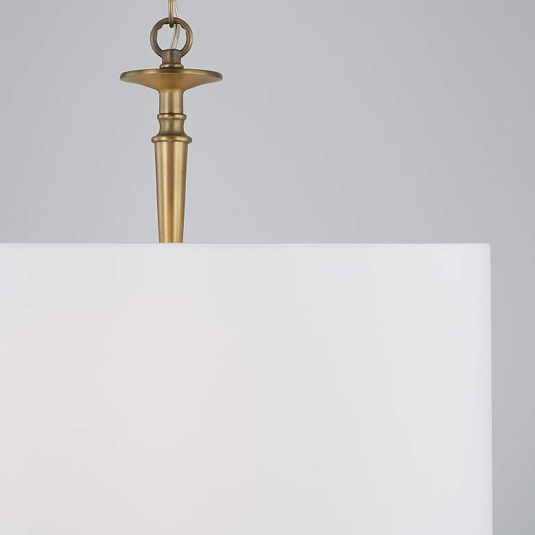 Image 3 Capital Lighting Abbie 3 Light Pendant Aged Brass more views