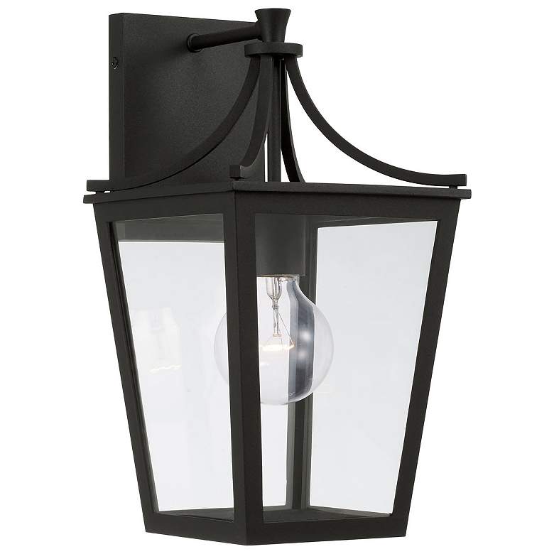Image 2 Capital Lighting Adair 1 Light Outdoor Wall lantern 7.5" Black