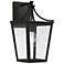 Capital Lighting Adair 1 Light Outdoor Wall lantern 7.5" Black