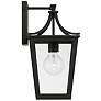 5_Capital Lighting Adair 1 Light Outdoor Wall lantern 7.5" Black more views