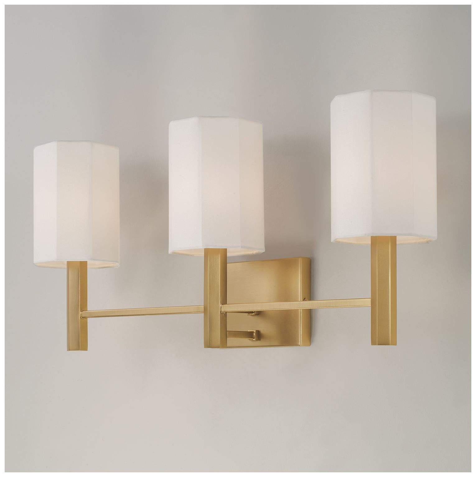 Image 3 Capital Lighting Adrian 24.5” 3-Light Aged Brass Vanity more views