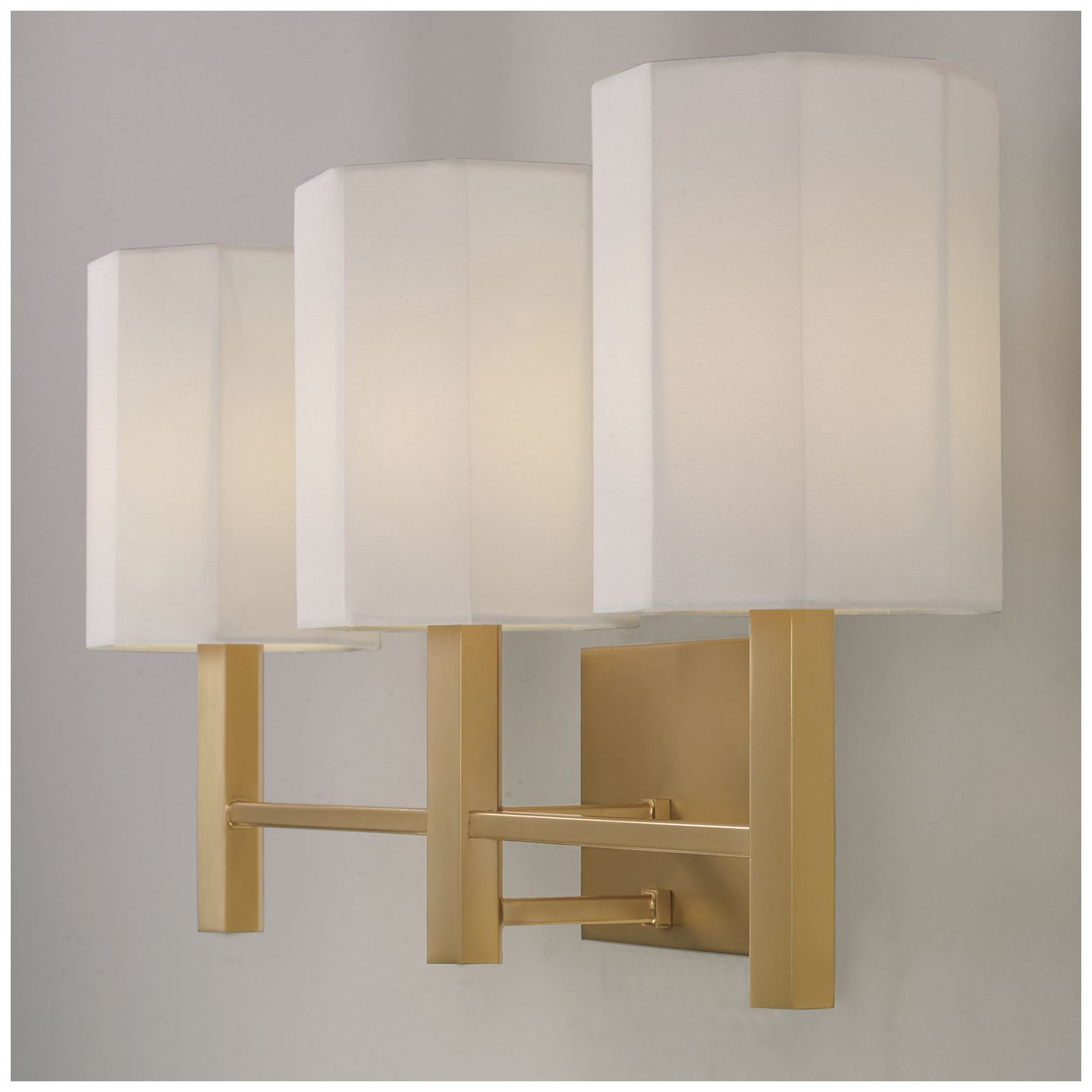 Image 4 Capital Lighting Adrian 3 Light Vanity 24.5" Aged Brass more views