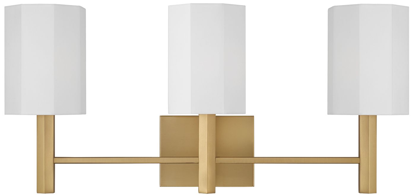 Image 7 Capital Lighting Adrian 3 Light Vanity 24.5" Aged Brass more views