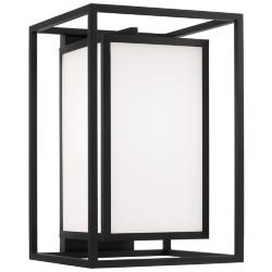 Capital Lighting Aiden 1 Light Outdoor Wall Lantern 11" Black