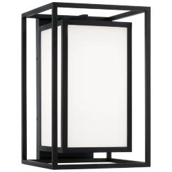 Capital Lighting Aiden 1 Light Outdoor Wall Lantern 9" Black