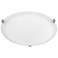 Capital Lighting Alan 16" Wide 3-Light White Finish Modern Flush Mount