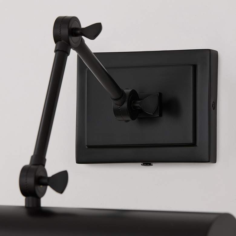 Image 3 Capital Lighting Alastair 1 Light Sconce 16" Matte Black more views