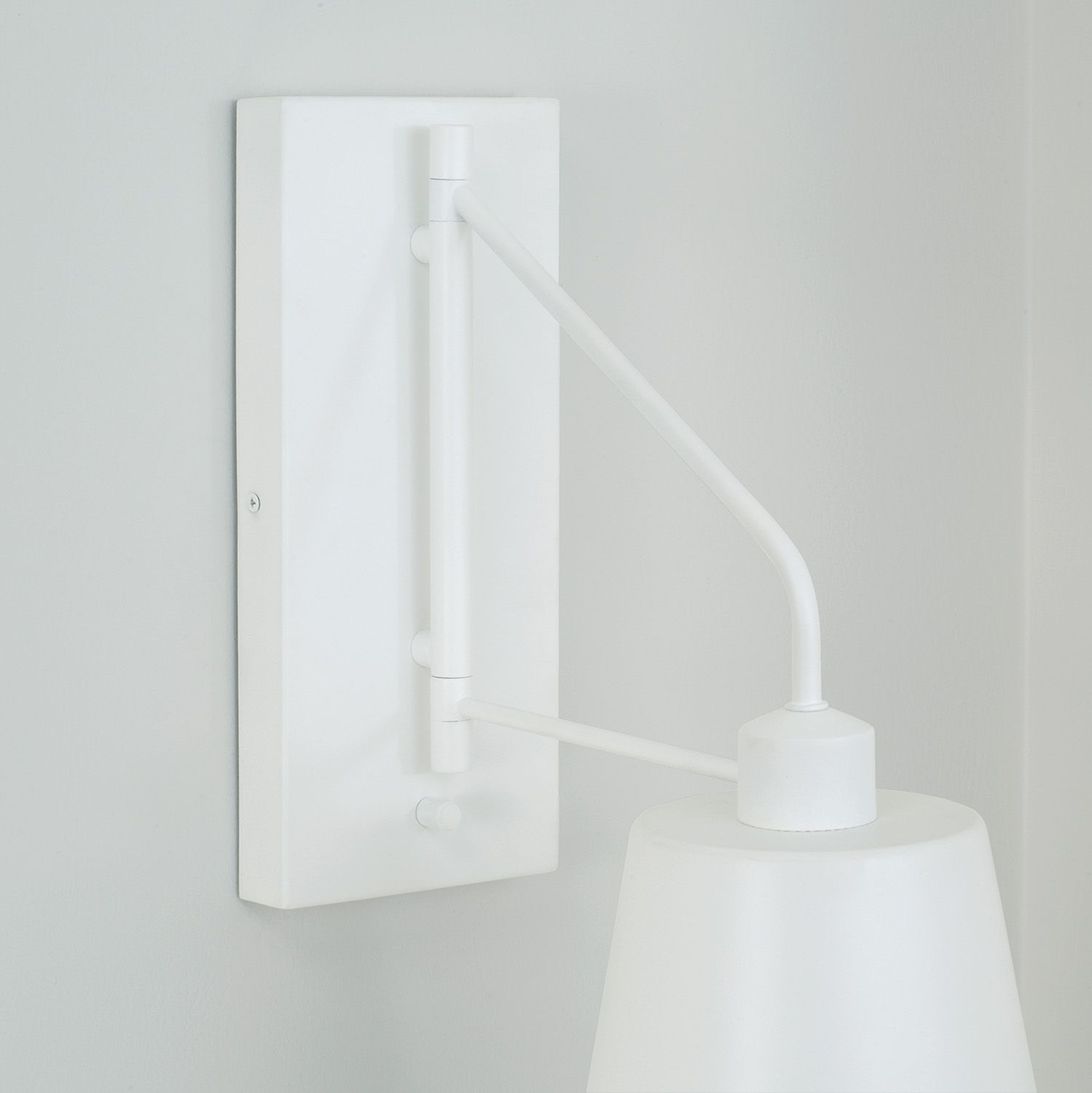 Image 5 Capital Lighting Alden 1 Light Sconce 6.75" Matte White more views