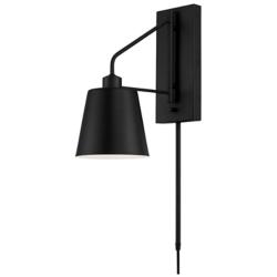 Capital Lighting Alden 1 Light Sconce Matte Black